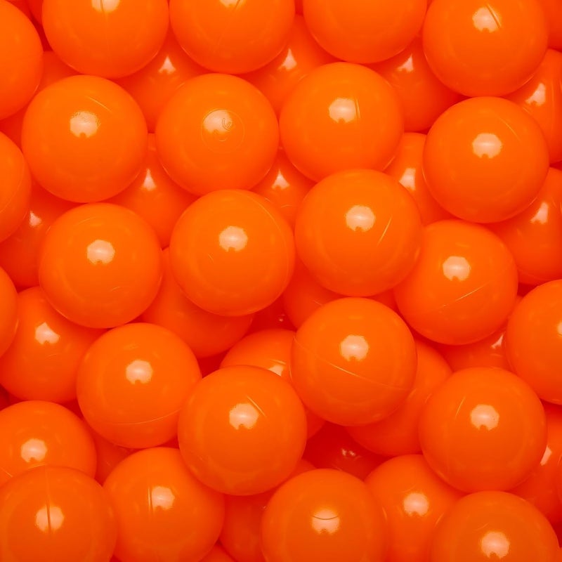 Realhaha Pit Balls for Toddlers, BPA Free Plastic Balls for Babies for Boys Girls Play Pin Kid Bounce House, 100 Pieces, 2.2 2.36 2.75 Inch - Image 1